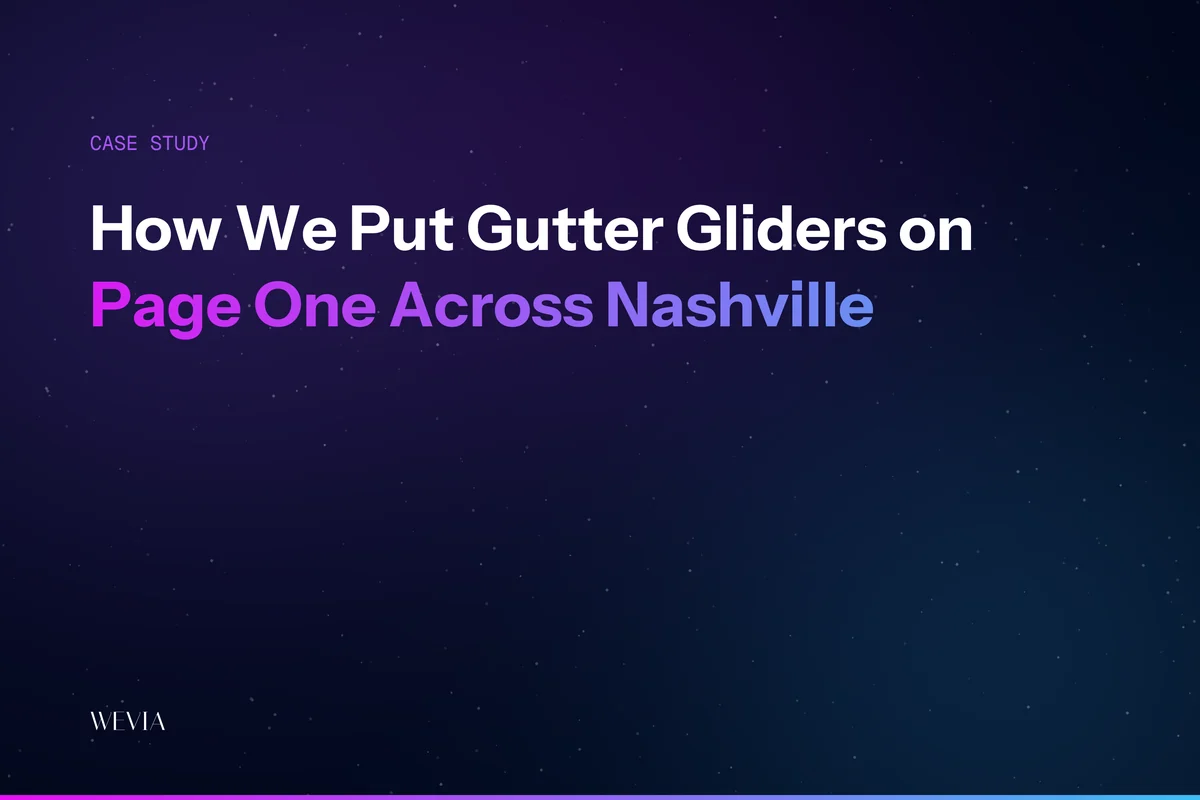 Gutter Gliders SEO case study